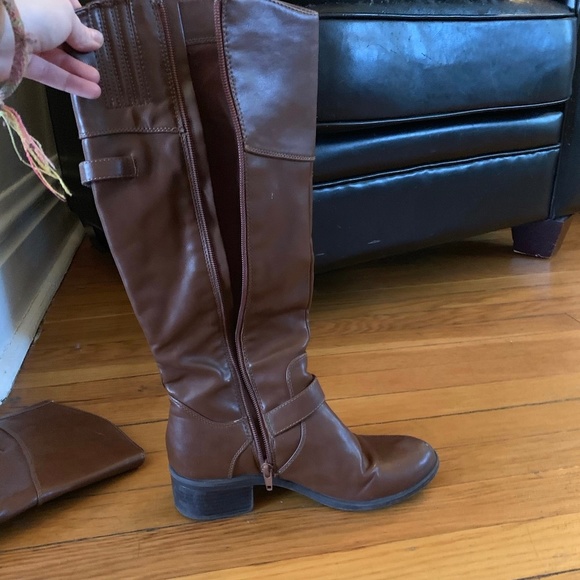 Alfani Knee High Boots Sz 7M - Picture 6 of 8